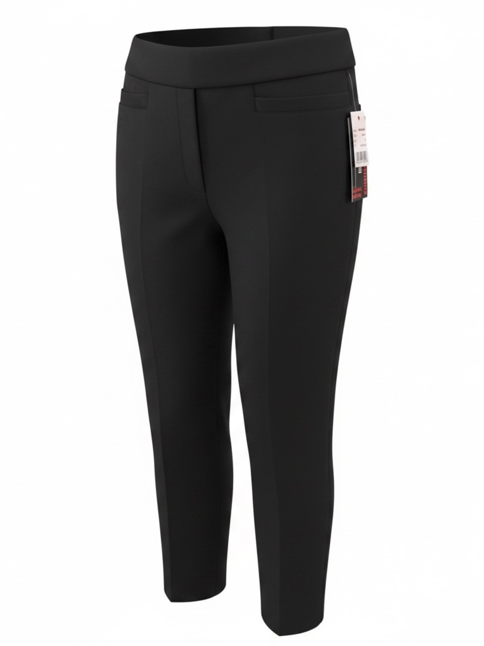 Briggs New York Black Straight-Leg Pull-On Pants